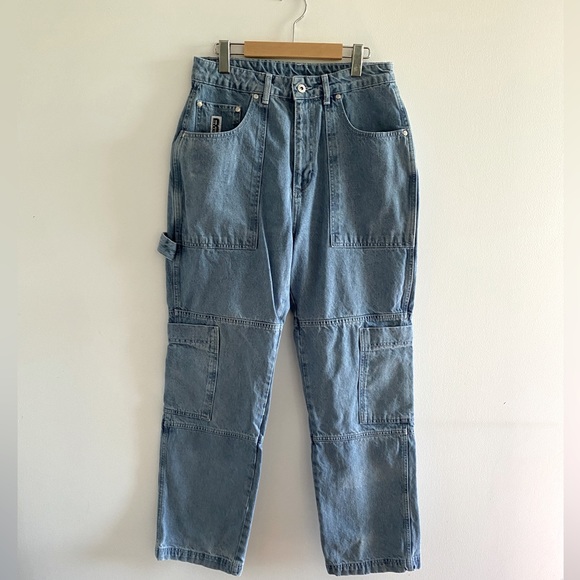 THE RAGGED PRIEST Combat Jeans size 10 light blue - Picture 7 of 10